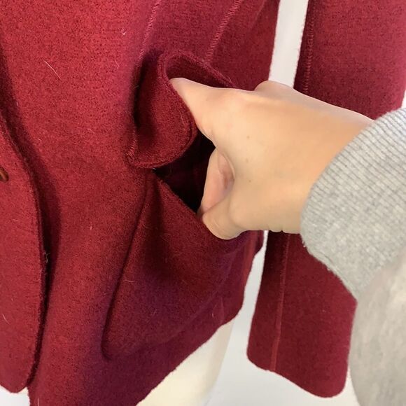 Alberto Aspesi red wool jacket - Picture 5 of 11